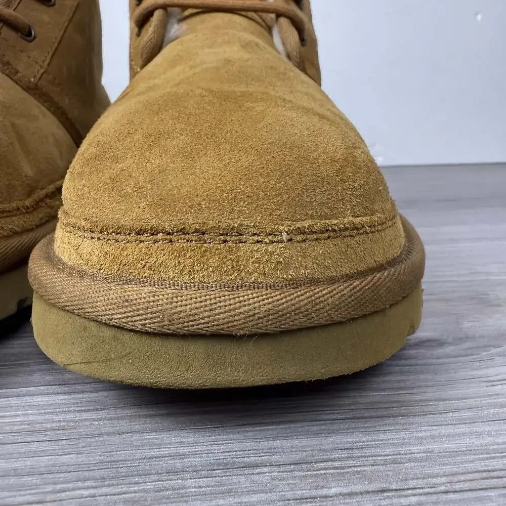 UGG Neumel Suede Lace-Up Chukka Boots - Chestnut
